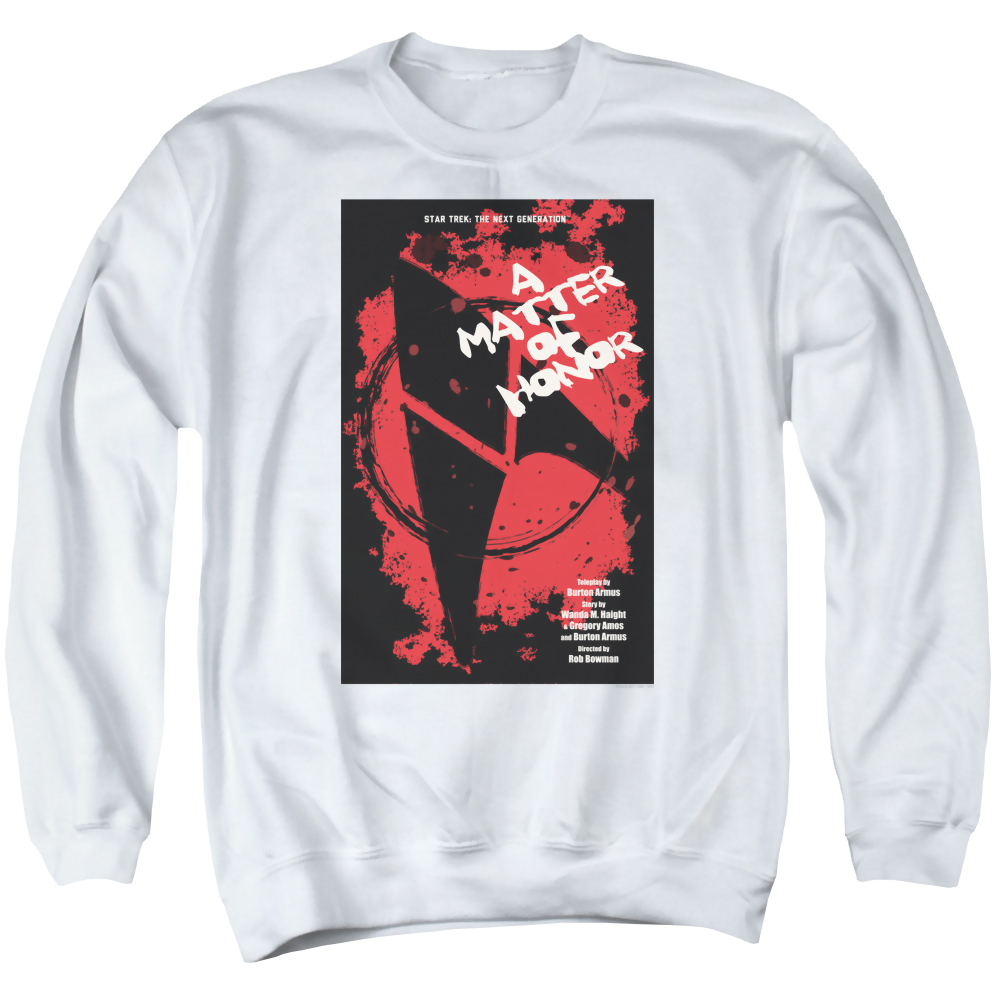 Star Trek The Next Generation Tng S2 Ep8 - Men's Crewneck Sweatshirt Men's Crewneck Sweatshirt Star Trek