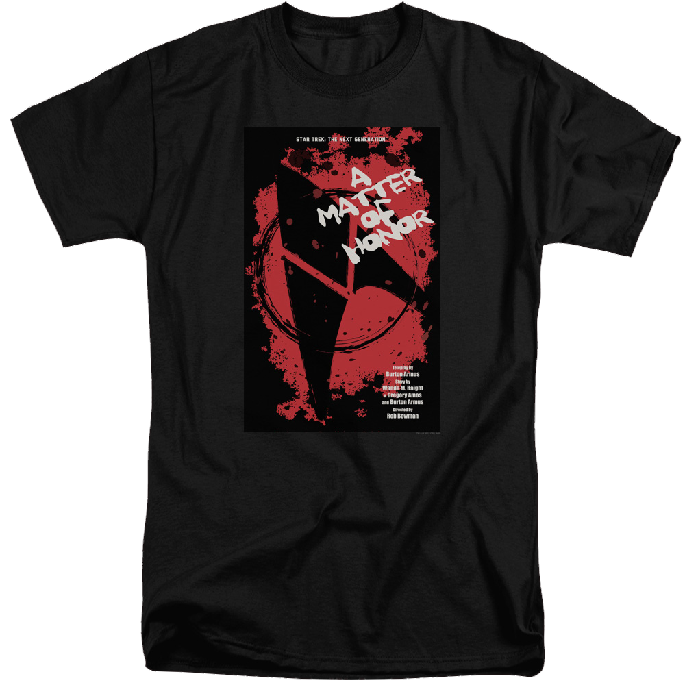 Star Trek The Next Generation Tng Season 2 Episode 8 - Men's Tall Fit T-Shirt Men's Tall Fit T-Shirt Star Trek