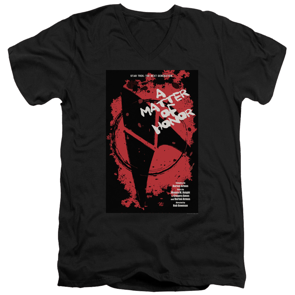 Star Trek The Next Generation Tng Season 2 Episode 8 - Men's V-Neck T-Shirt Men's V-Neck T-Shirt Star Trek