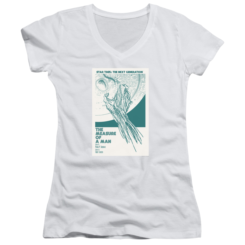 Star Trek The Next Generation Tng Season 2 Episode 9 - Juniors V-Neck T-Shirt Juniors V-Neck T-Shirt Star Trek