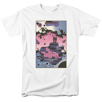 White men's regular fit t-shirt with Star Trek The Next Generation Season 2 Episode 10 graphic