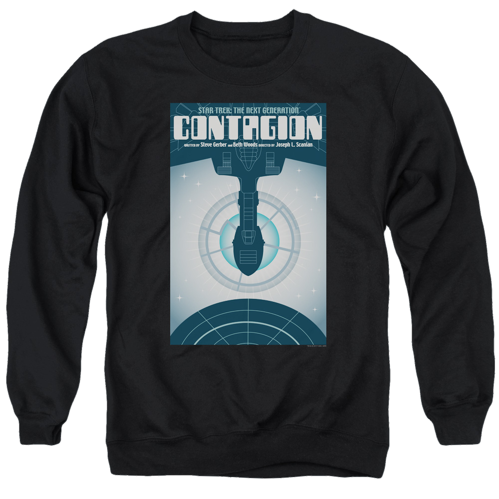 Star Trek The Next Generation Tng S2 Ep11 - Men's Crewneck Sweatshirt Men's Crewneck Sweatshirt Star Trek