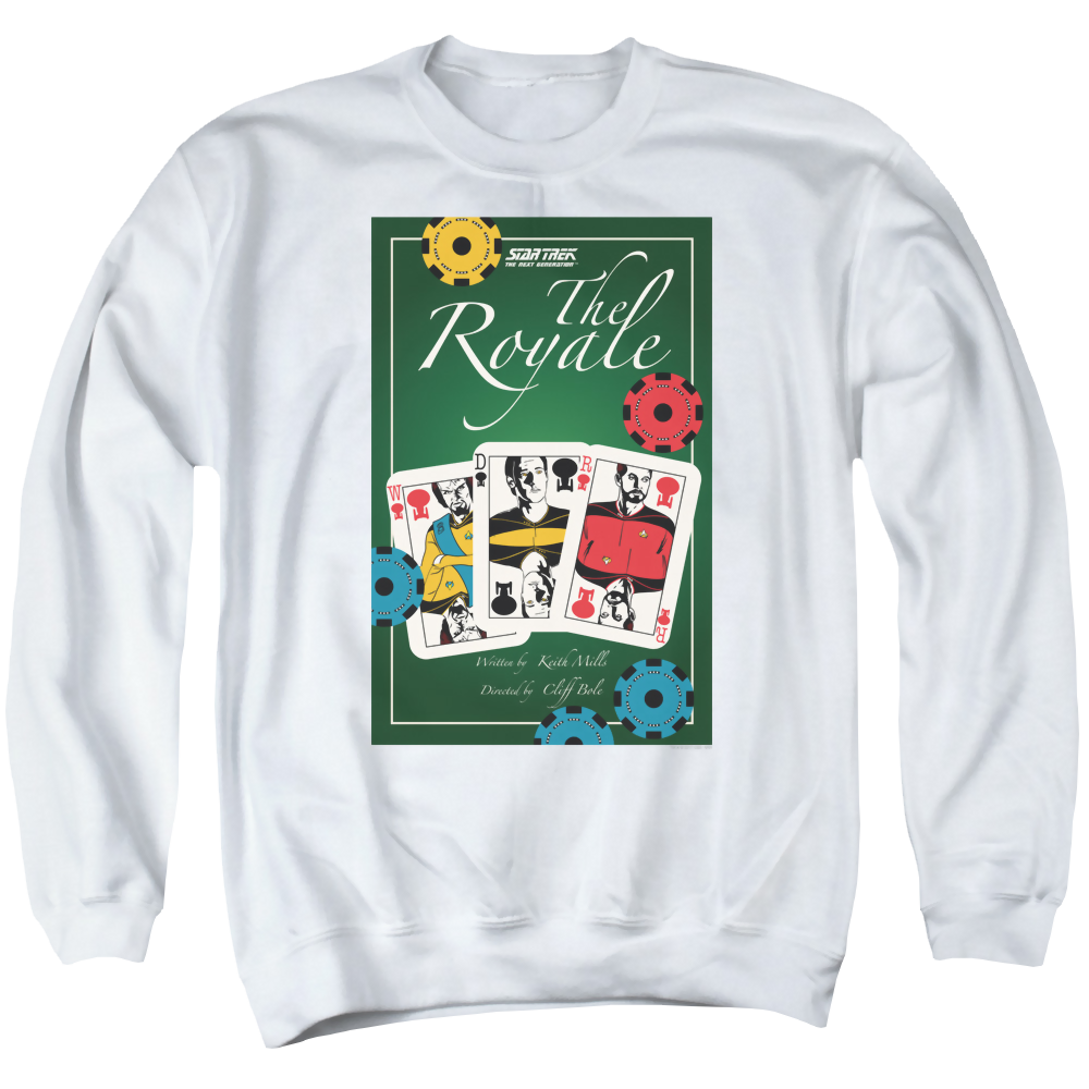 Star Trek The Next Generation Tng S2 Ep12 - Men's Crewneck Sweatshirt Men's Crewneck Sweatshirt Star Trek