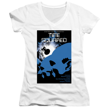 Star Trek The Next Generation Tng Season 2 Episode 13 - Juniors V-Neck T-Shirt Juniors V-Neck T-Shirt Star Trek
