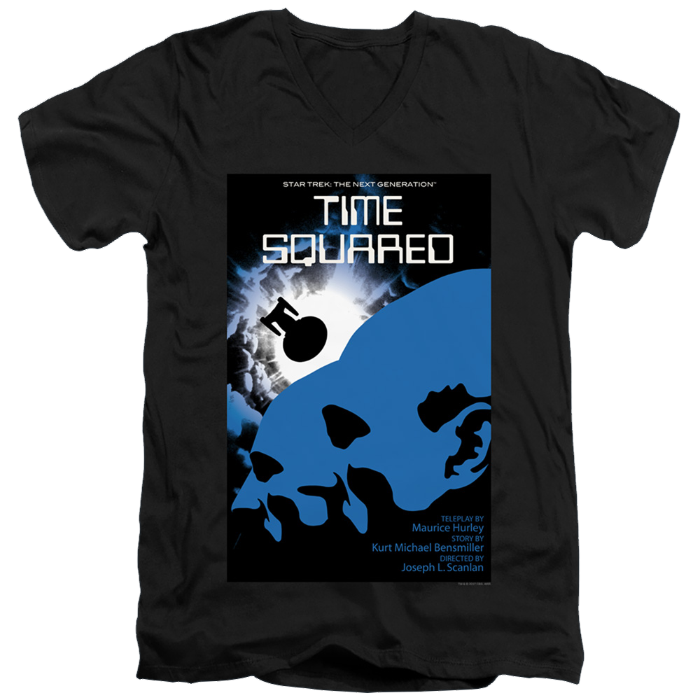 Star Trek The Next Generation Tng Season 2 Episode 13 - Men's V-Neck T-Shirt Men's V-Neck T-Shirt Star Trek