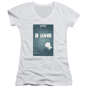 Star Trek The Next Generation Tng Season 2 Episode 16 - Juniors V-Neck T-Shirt Juniors V-Neck T-Shirt Star Trek