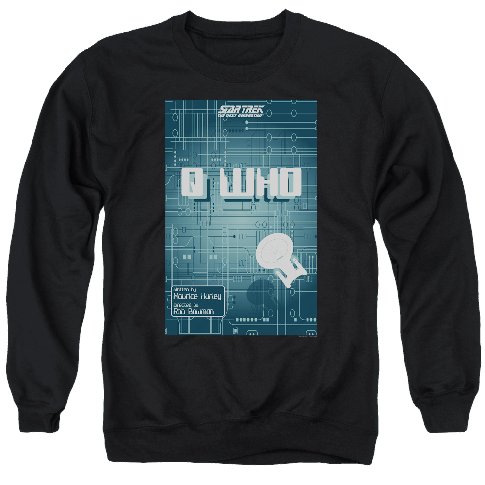 Star Trek The Next Generation Tng S2 Ep16 - Men's Crewneck Sweatshirt Men's Crewneck Sweatshirt Star Trek