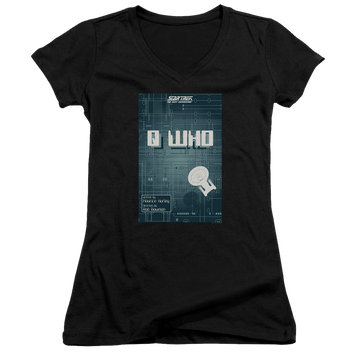 Star Trek The Next Generation Tng Season 2 Episode 16 - Juniors V-Neck T-Shirt Juniors V-Neck T-Shirt Star Trek