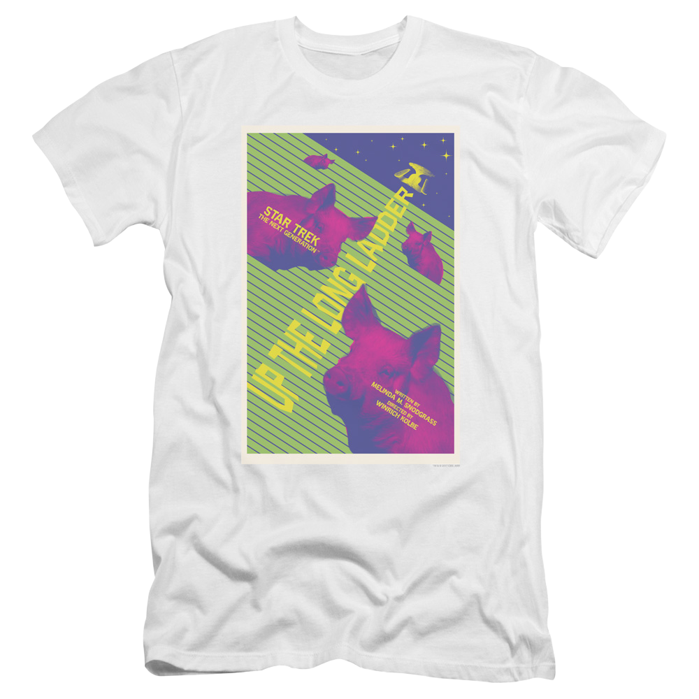 Star Trek The Next Generation Tng Season 2 Episode 18 - Men's Premium Slim Fit T-Shirt Men's Premium Slim Fit T-Shirt Star Trek