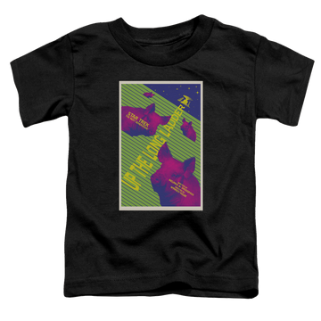 Black toddler t-shirt with Star Trek The Next Generation Tng Season 2 Episode 18 graphic