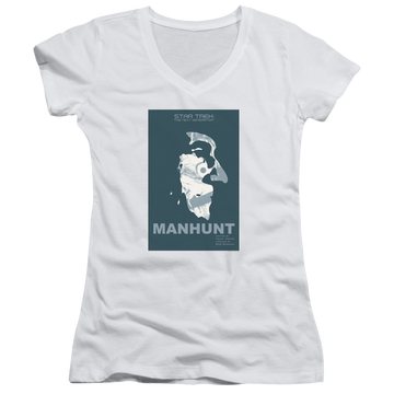 Star Trek The Next Generation Tng Season 2 Episode 19 - Juniors V-Neck T-Shirt Juniors V-Neck T-Shirt Star Trek