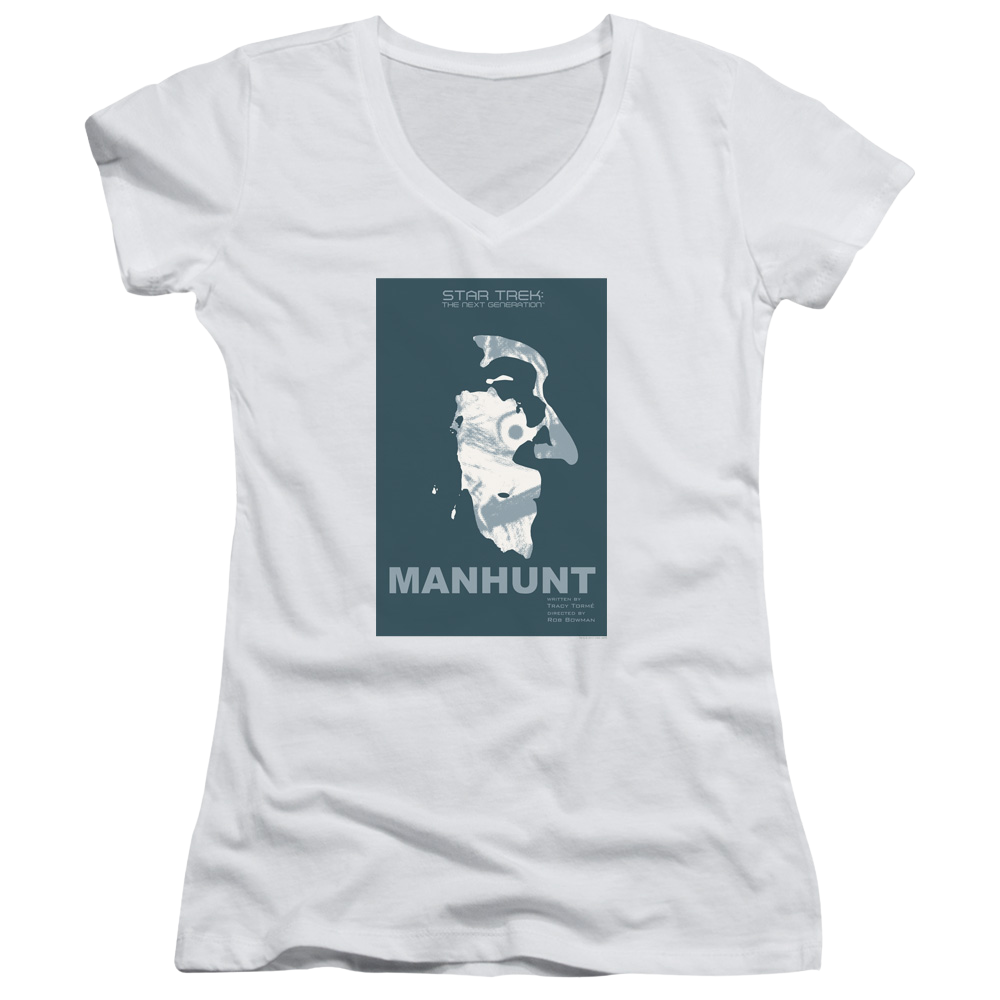 Star Trek The Next Generation Tng Season 2 Episode 19 - Juniors V-Neck T-Shirt Juniors V-Neck T-Shirt Star Trek