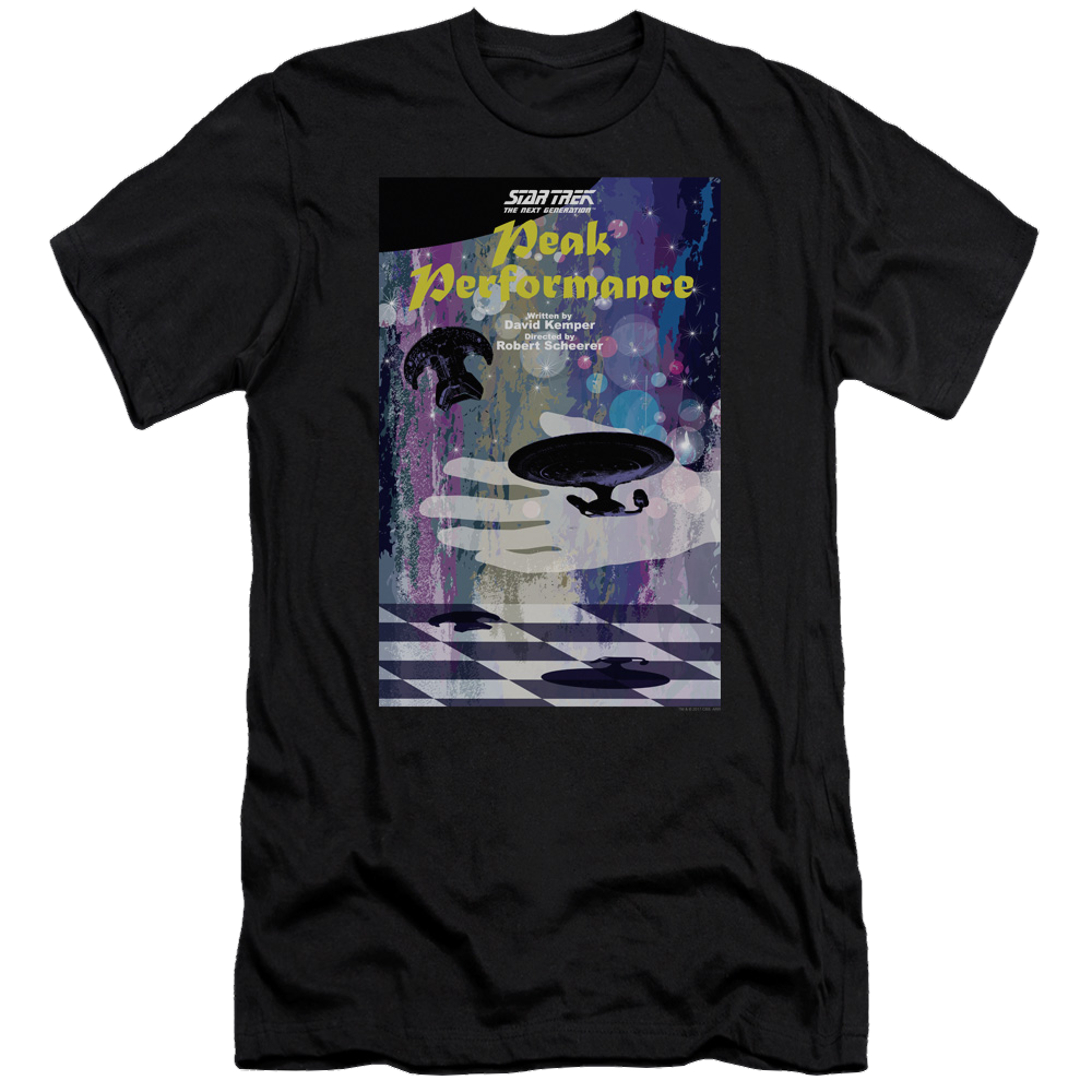 Star Trek The Next Generation Tng Season 2 Episode 21 - Men's Premium Slim Fit T-Shirt Men's Premium Slim Fit T-Shirt Star Trek