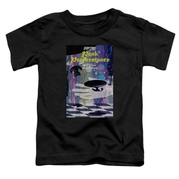 Black toddler t-shirt with Star Trek The Next Generation Tng Season 2 Episode 21 graphic