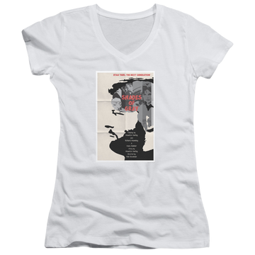 Star Trek The Next Generation Tng Season 2 Episode 22 - Juniors V-Neck T-Shirt Juniors V-Neck T-Shirt Star Trek