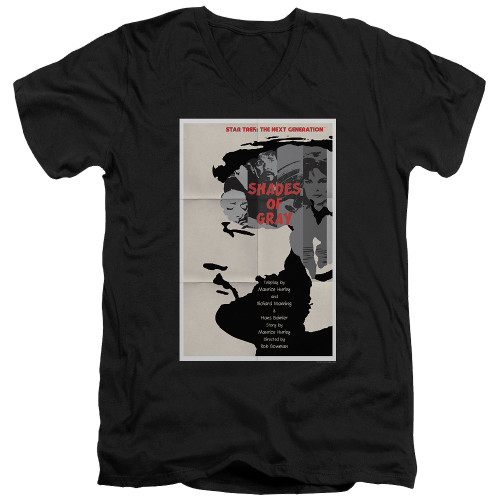 Star Trek The Next Generation Tng Season 2 Episode 22 - Men's V-Neck T-Shirt Men's V-Neck T-Shirt Star Trek