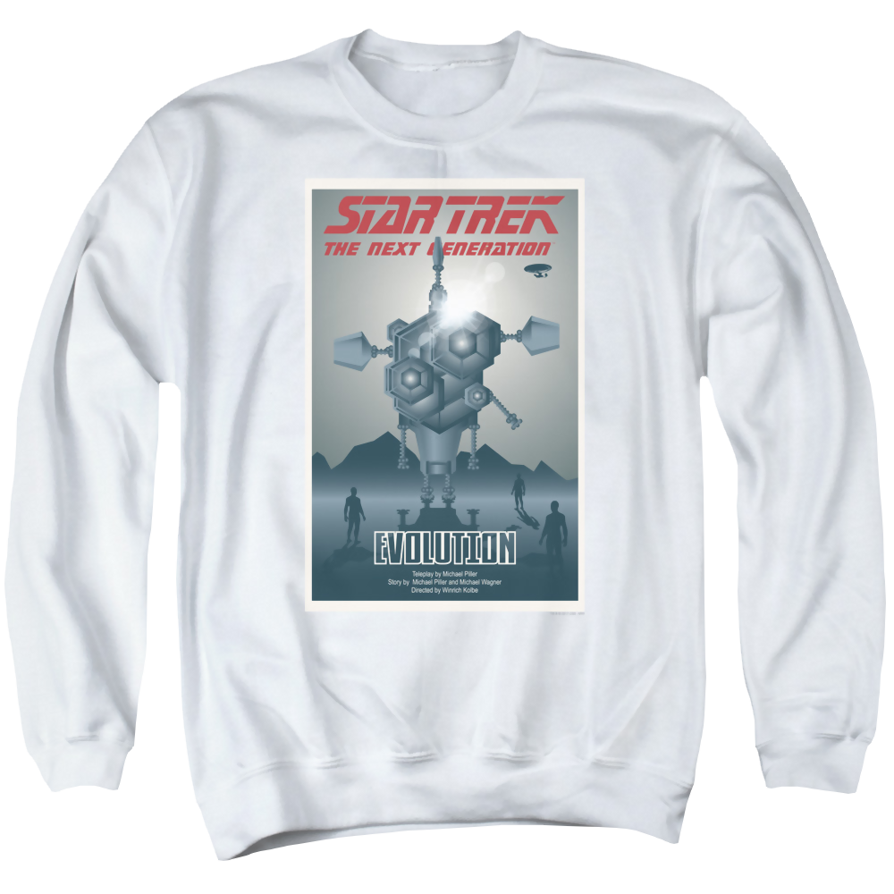 Star Trek The Next Generation Tng S3 Ep1 - Men's Crewneck Sweatshirt Men's Crewneck Sweatshirt Star Trek