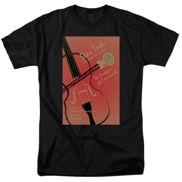 Black men's regular fit t-shirt with Star Trek The Next Generation Tng Season 3 Episode 2 graphic