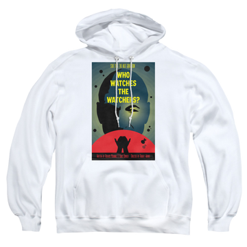 White pullover hoodie with Star Trek The Next Generation Tng Season 3 Episode 4 graphic