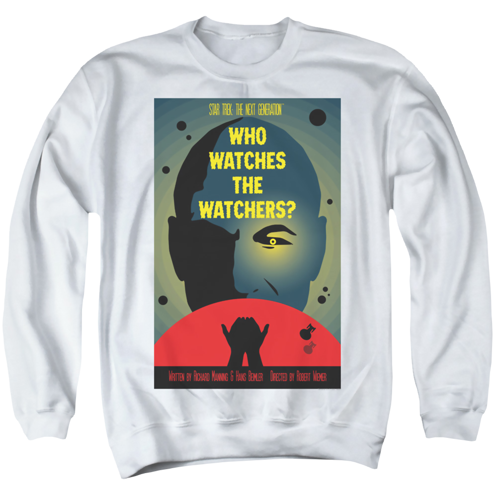 Star Trek The Next Generation Tng S3 Ep4 - Men's Crewneck Sweatshirt Men's Crewneck Sweatshirt Star Trek