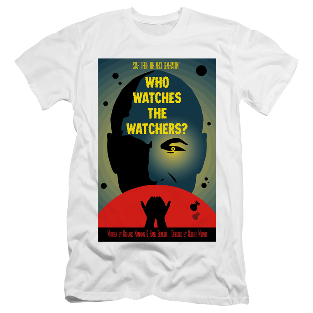 Star Trek The Next Generation Tng Season 3 Episode 4 - Men's Premium Slim Fit T-Shirt Men's Premium Slim Fit T-Shirt Star Trek