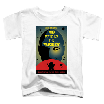 White toddler t-shirt with Star Trek The Next Generation Tng Season 3 Episode 4 graphic