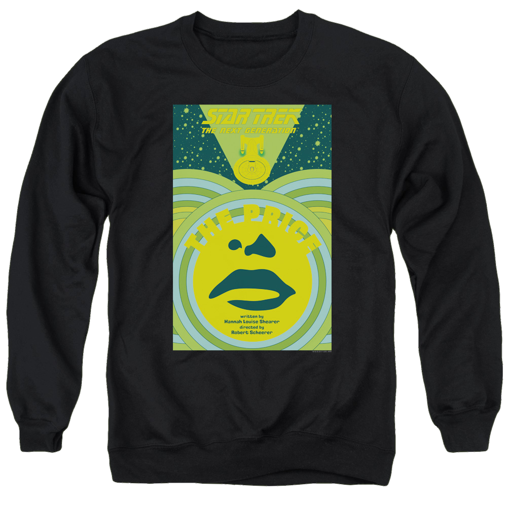 Star Trek The Next Generation Tng S3 Ep8 - Men's Crewneck Sweatshirt Men's Crewneck Sweatshirt Star Trek