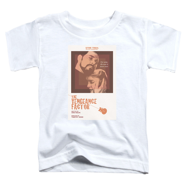 White toddler t-shirt with Star Trek The Next Generation Tng Season 3 Episode 9 graphic
