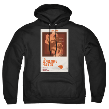 Black pullover hoodie with Star Trek The Next Generation Tng Season 3 Episode 9 graphic