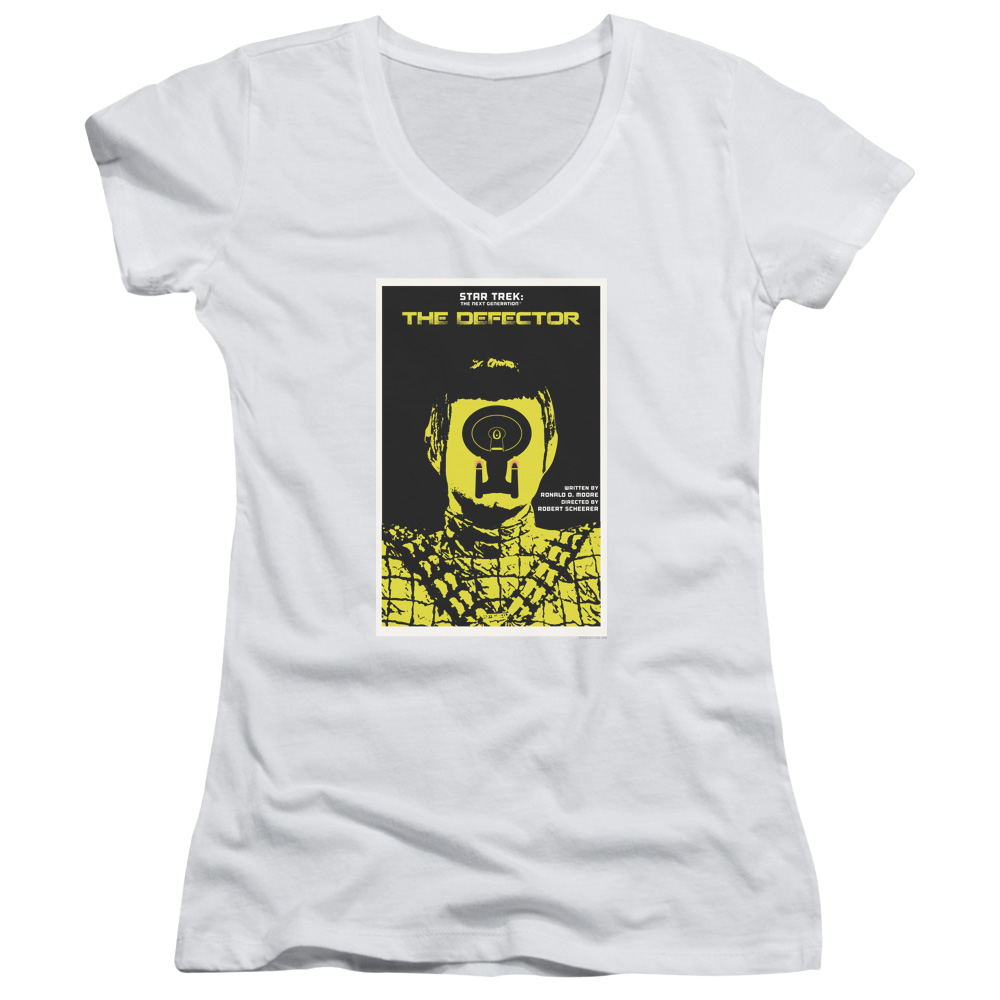 Star Trek The Next Generation Tng Season 3 Episode 10 - Juniors V-Neck T-Shirt Juniors V-Neck T-Shirt Star Trek