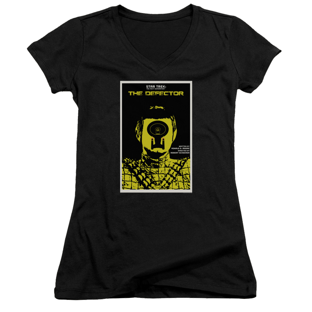 Star Trek The Next Generation Tng Season 3 Episode 10 - Juniors V-Neck T-Shirt Juniors V-Neck T-Shirt Star Trek