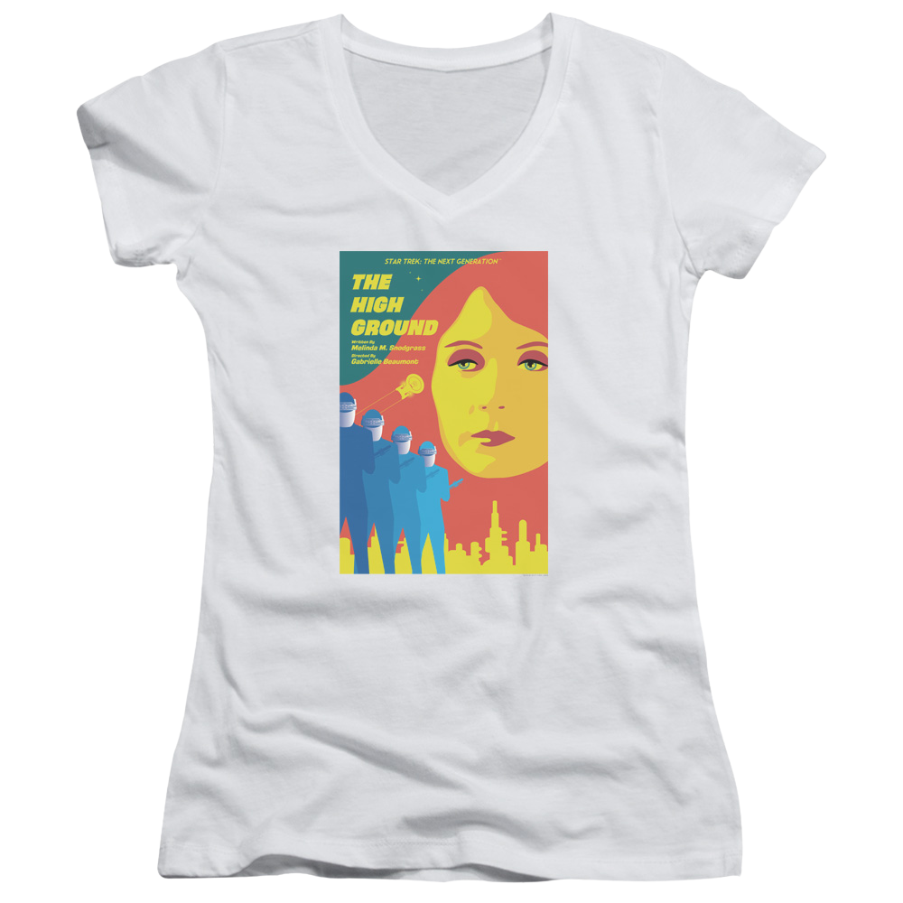 Star Trek The Next Generation Tng Season 3 Episode 12 - Juniors V-Neck T-Shirt Juniors V-Neck T-Shirt Star Trek