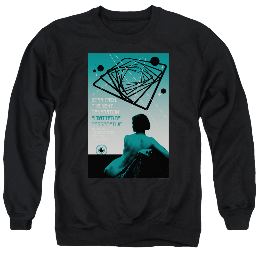 Star Trek The Next Generation Tng S3 Ep14 - Men's Crewneck Sweatshirt Men's Crewneck Sweatshirt Star Trek