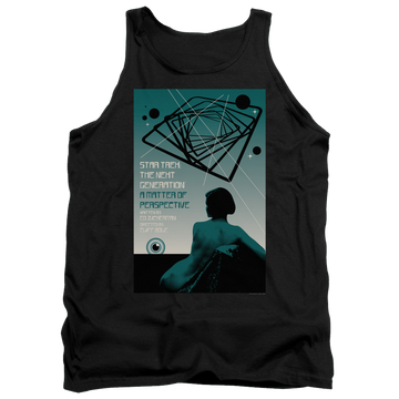 Black men's tank with Star Trek The Next Generation Tng Season 3 Episode 14 graphic