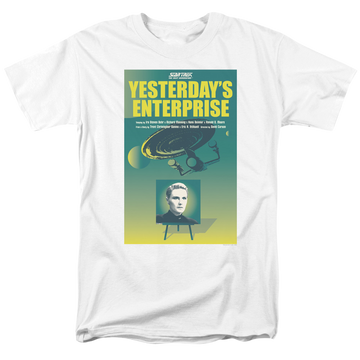 White men's regular fit t-shirt with Star Trek The Next Generation Season 3 Episode 15 graphic