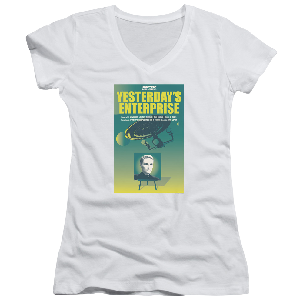 Star Trek The Next Generation Tng Season 3 Episode 15 - Juniors V-Neck T-Shirt Juniors V-Neck T-Shirt Star Trek