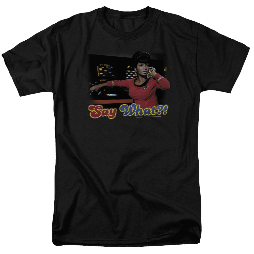 Star Trek Say What Men's Regular Fit T-Shirt Men's Regular Fit T-Shirt Star Trek