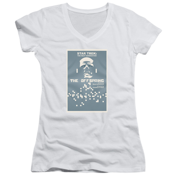 Star Trek The Next Generation Tng Season 3 Episode 16 - Juniors V-Neck T-Shirt Juniors V-Neck T-Shirt Star Trek
