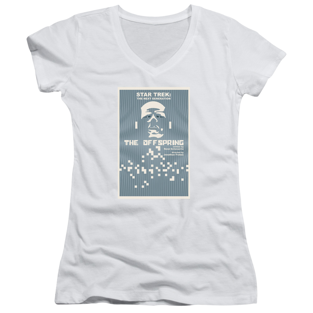 Star Trek The Next Generation Tng Season 3 Episode 16 - Juniors V-Neck T-Shirt Juniors V-Neck T-Shirt Star Trek