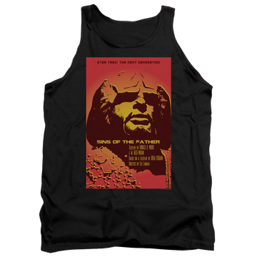 Black men's tank with Star Trek The Next Generation Tng Season 3 Episode 17 graphic