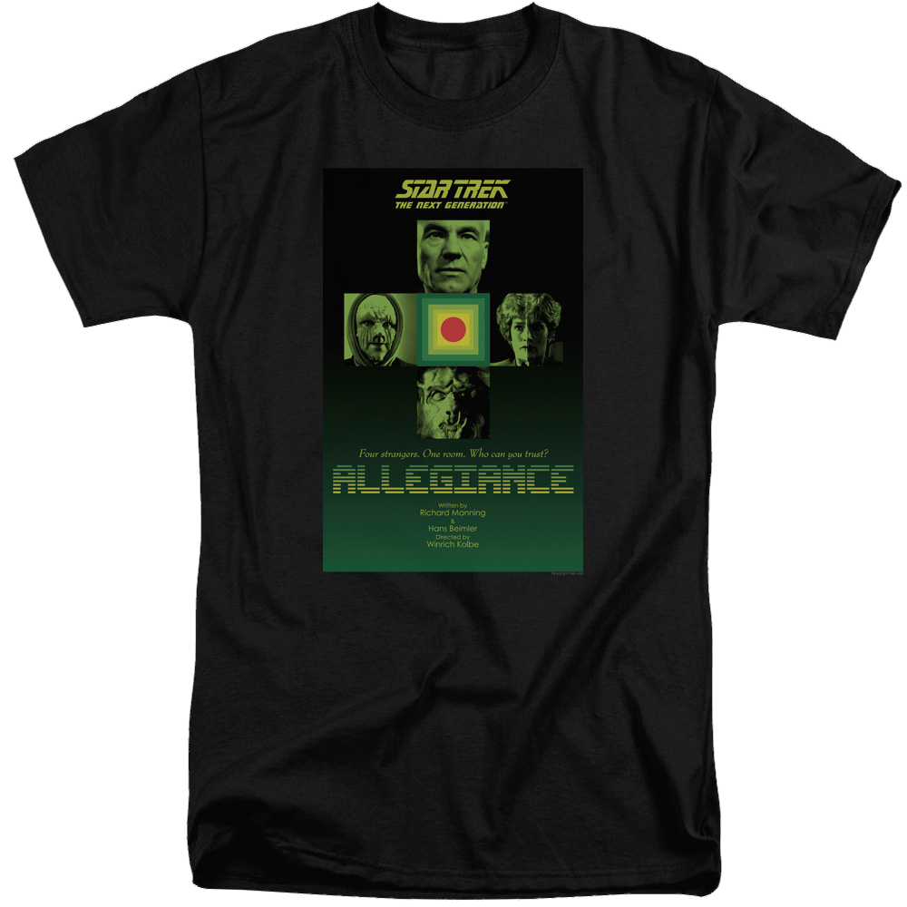 Star Trek The Next Generation Tng Season 3 Episode 18 - Men's Tall Fit T-Shirt Men's Tall Fit T-Shirt Star Trek
