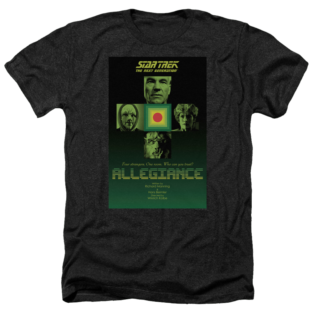 Star Trek The Next Generation Tng Season 3 Episode 18 - Men's Heather T-Shirt Men's Heather T-Shirt Star Trek