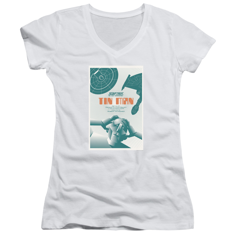 Star Trek The Next Generation Tng Season 3 Episode 20 - Juniors V-Neck T-Shirt Juniors V-Neck T-Shirt Star Trek