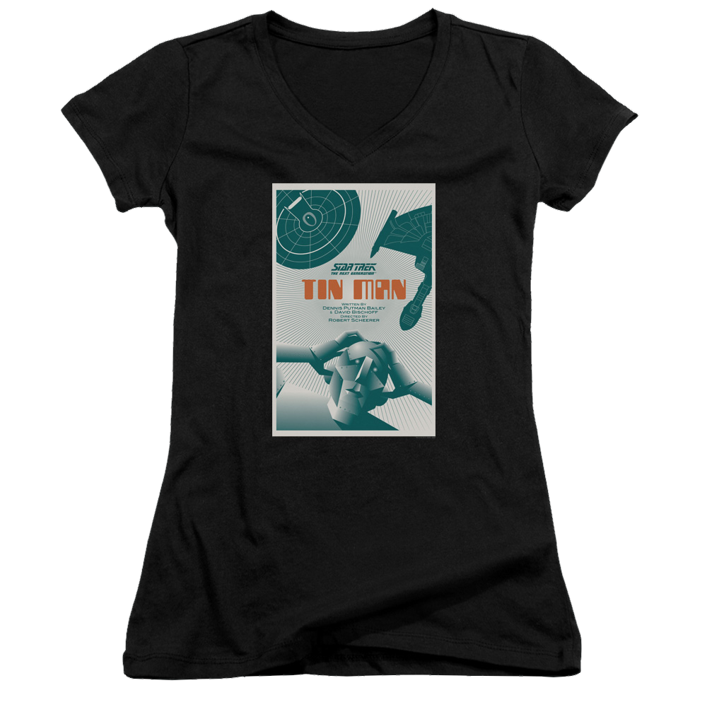 Star Trek The Next Generation Tng Season 3 Episode 20 - Juniors V-Neck T-Shirt Juniors V-Neck T-Shirt Star Trek