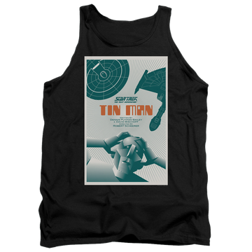 Black men's tank with Star Trek The Next Generation Tng Season 3 Episode 20 graphic
