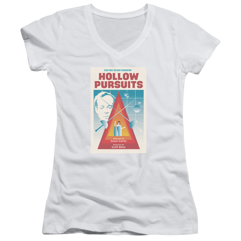 Star Trek The Next Generation Tng Season 3 Episode 21 - Juniors V-Neck T-Shirt Juniors V-Neck T-Shirt Star Trek