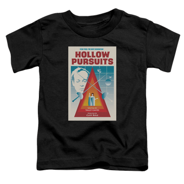 Black toddler t-shirt with Star Trek The Next Generation Tng Season 3 Episode 21 graphic