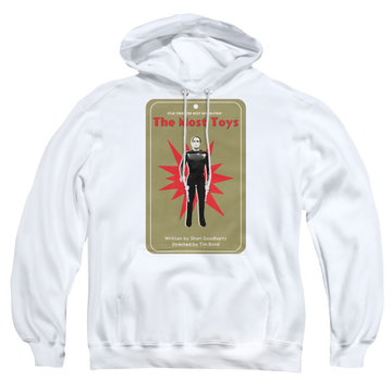 White pullover hoodie with Star Trek The Next Generation Tng Season 3 Episode 22 graphic
