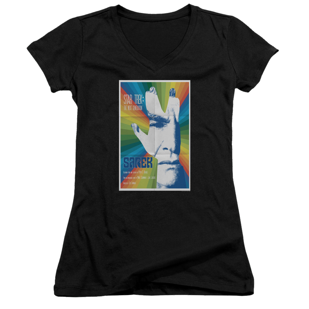 Star Trek The Next Generation Tng Season 3 Episode 23 - Juniors V-Neck T-Shirt Juniors V-Neck T-Shirt Star Trek