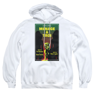 White pullover hoodie with Star Trek The Next Generation Tng Season 3 Episode 24 graphic